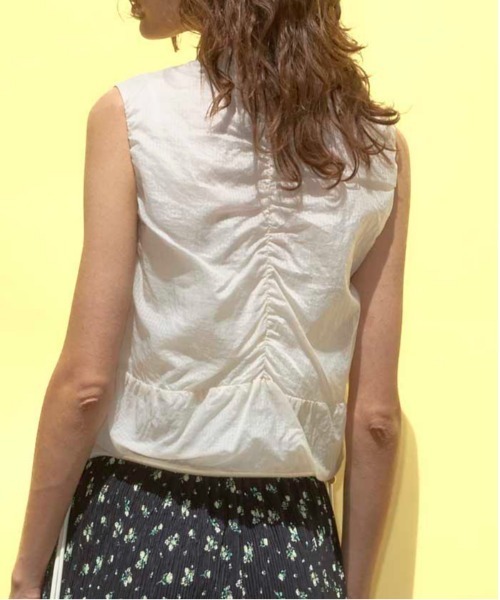 Airy Sheer Gathered Vest/エアリーシアーギャザーベスト【MAISON