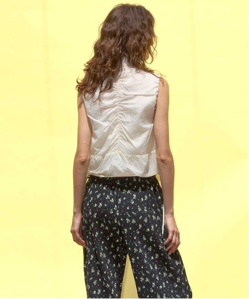 トップス MAISON SPECIAL Airy Sheer Gathered Vest Airy Sheer Gathered Vest