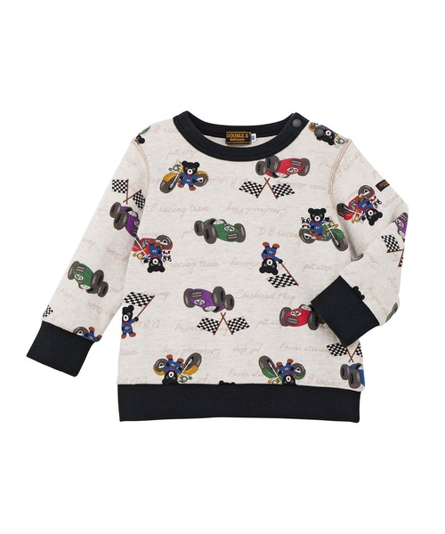 総柄トレーナー