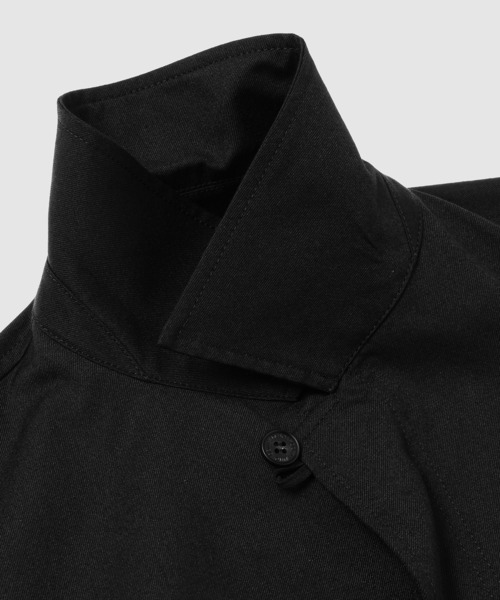 22AW拳骨創造 BLUES JACKETウール リネンミリタリージャケット 黒 22AW拳骨創造 BLUES JACKETウール リネンミリタリージャケット 黒