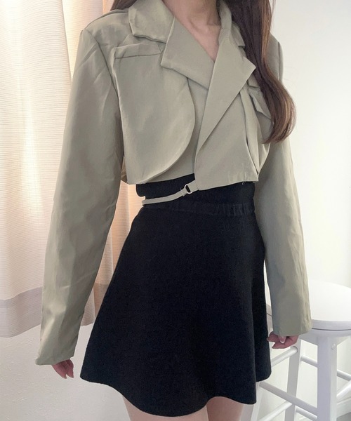 セール】△Short Jacket（テーラードジャケット）｜BLANK