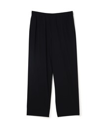 【再値下げ】トゥモローランド.デプレ　ブラックテーパードパンツ セール】 ポリエステルウールバラシャ テーパードパンツ