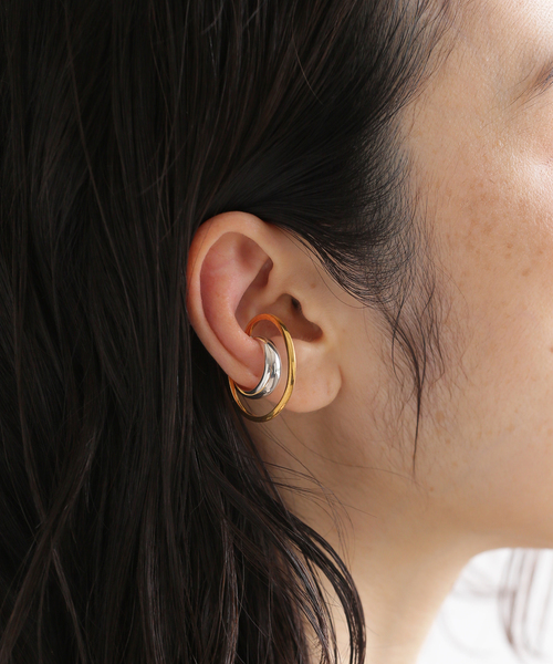フランス発送 ALIITA 片耳イヤーカフ DECO ROMBO EARCUFF BONVO/ボンボ】VERO EAR CUFF RIGHT：イヤーカフ（右耳用