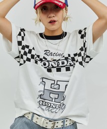 atmos pink | HONDA x atmos pink Racing Over T-shirt / ホンダ アトモス ピンク レーシング オーバー ティーシャツ 【SP】(Tシャツ/カットソー)