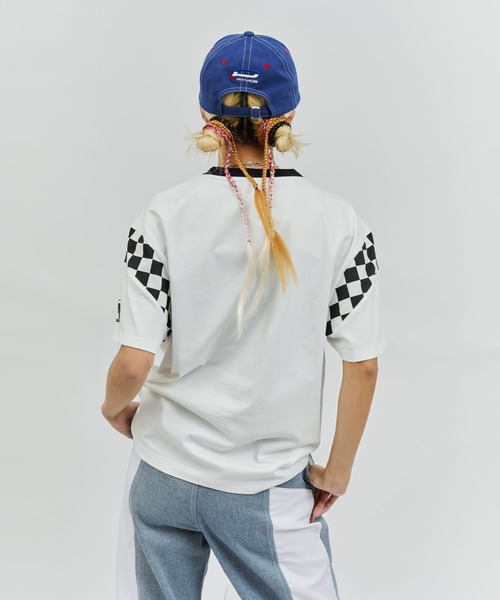 atmos pink(アトモスピンク)の「HONDA x atmos pink Racing Over T-shirt / ホンダ アトモス ピンク レーシング オーバー ティーシャツ 【SP】(Tシャツ/カットソー・レディース・チェック/ホワイト・FREE)」の21枚目の写真