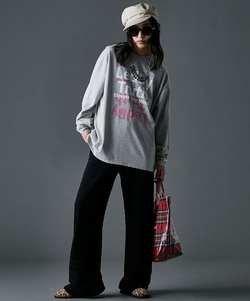 GEVS.(ジェイヴィス)の「ニットパンツ<大きいサイズ有>GEVS.(その他パンツ・レディース・ブルーグレー/ブラック・M/L/LL/3L/4L/5L)」の10枚目の写真