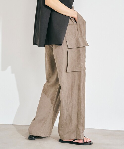 セール】BREEZE LINEN ブリーズリネン カーゴ パンツ（カーゴ