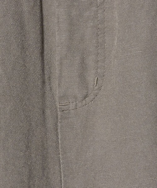 green label relaxing(グリーンレーベルリラクシング)の「BREEZE LINEN ブリーズリネン カーゴ パンツ(カーゴパンツ・レディース・ブラック/モカ・36/38)」の5枚目の写真