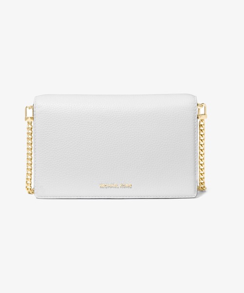MICHAEL KORS(マイケルコース)の「JET SET ペブルレザー クロスボディ ミディアム(ショルダーバッグ・レディース・ホワイト系・FREE)」の1枚目の写真