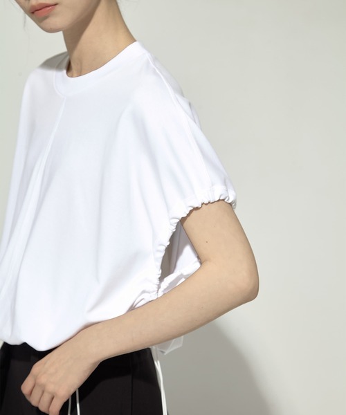 新品 Ujoh トップス UJOH ウジョーTシャツ 定価 27,500円 UJOH/ウジョー】《STUDIOUS別注》Drawcord Short T/ドローコード