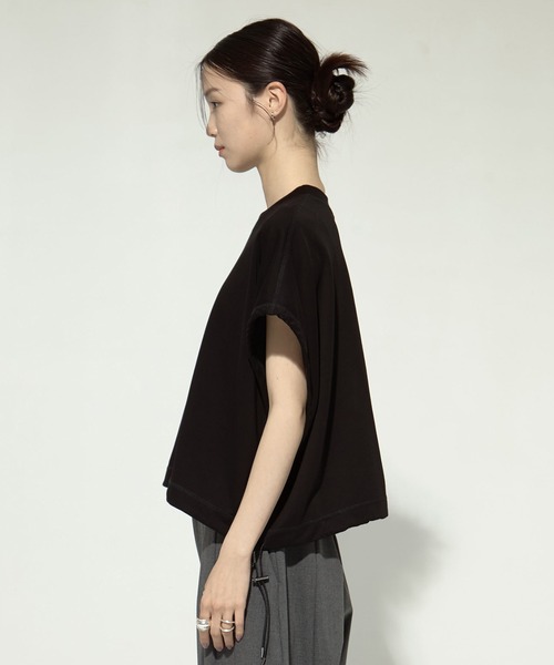 新品 Ujoh トップス UJOH ウジョーTシャツ 定価 27,500円 UJOH/ウジョー】《STUDIOUS別注》Drawcord Short T/ドローコード