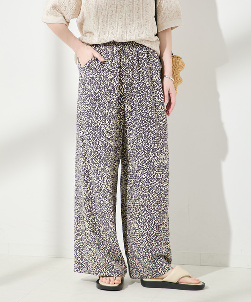 journal standard L'essage（ジャーナルスタンダードレサージュ）の「《追加》《別注》【LUSANA / ルサーナ】CICI PANTS：パンツ（その他パンツ・レディース・オートミール/ブラック系その他・X-SMALL/SMALL）」の9枚目の写真