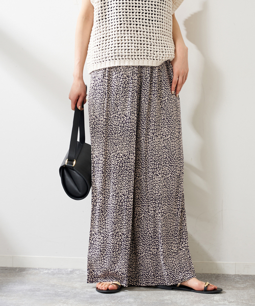 journal standard L'essage（ジャーナルスタンダードレサージュ）の「《追加》《別注》【LUSANA / ルサーナ】CICI PANTS：パンツ（その他パンツ・レディース・オートミール/ブラック系その他・X-SMALL/SMALL）」の17枚目の写真