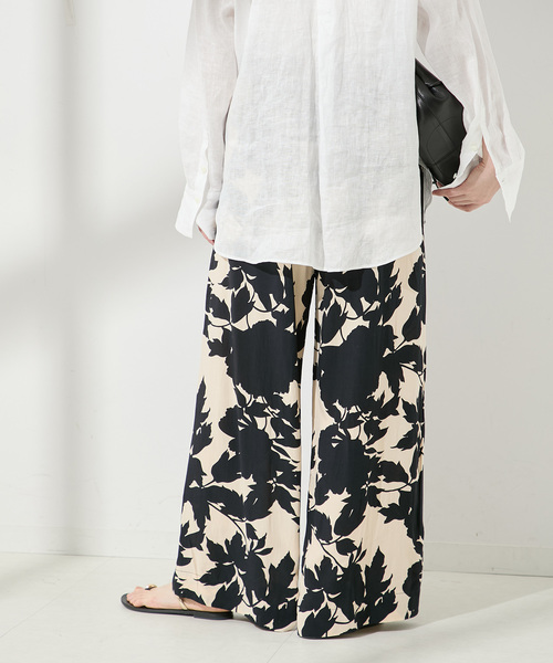 journal standard L'essage（ジャーナルスタンダードレサージュ）の「《追加》《別注》【LUSANA / ルサーナ】CICI PANTS：パンツ（その他パンツ・レディース・オートミール/ブラック系その他・X-SMALL/SMALL）」の22枚目の写真