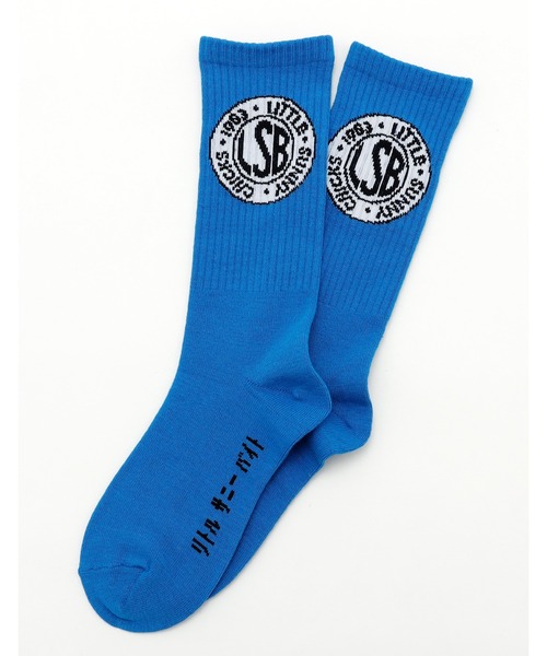 Little sunny bite（リトルサニーバイト）の「◆little sunny bite◆LSB logo socks（ソックス/靴下・レディース・ピンク/ブルー/ブラック/ホワイト・FREE）」の4枚目の写真