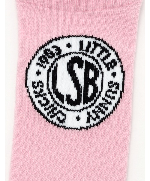 Little sunny bite（リトルサニーバイト）の「◆little sunny bite◆LSB logo socks（ソックス/靴下・レディース・ピンク/ブルー/ブラック/ホワイト・FREE）」の14枚目の写真
