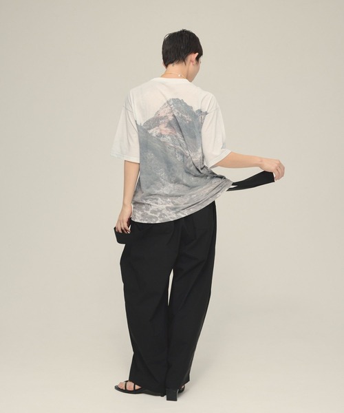 eL(エル)の「【eL】Day And Night TEE/570727(Tシャツ/カットソー・レディース・ネイビー系/グレー系その他・FREE)」の14枚目の写真