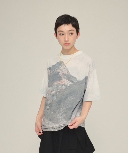 eL(エル)の「【eL】Day And Night TEE/570727(Tシャツ/カットソー・レディース・ネイビー系/グレー系その他・FREE)」の16枚目の写真