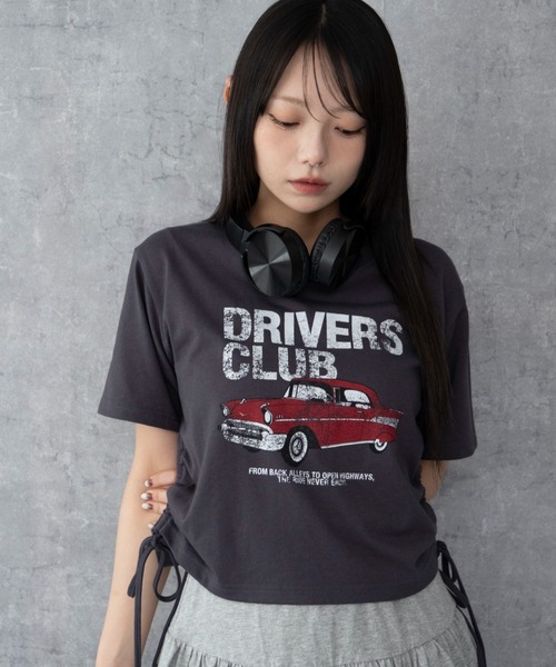 WEGO(ウィゴー)の「WEGO/グラフィックショートサイドリボンドロストT(Tシャツ/カットソー・レディース・その他7/その他4/その他5/その他1/その他2/その他3/その他6/その他9/その他8/その他10・FREE)」の8枚目の写真
