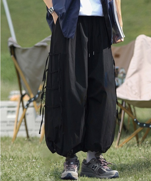 ROOPTOKYO（ループトウキョウ）の「サイド紐デザインワイドパンツ（その他パンツ・レディース・ホワイト/グレー/ブラック・M/L）」の2枚目の写真