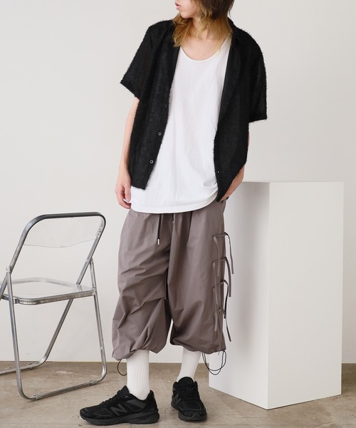 新品未使用 misayoさん ハギワイドパンツ 黒 ニコアンド⭐︎新品タグ付⭐︎be with M Misayoハギワイドパンツ
