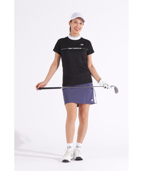 new balance golf 半袖ハイネックトップス&スカート セール】【new balance golf】接触冷感 UVカット 半袖 モック