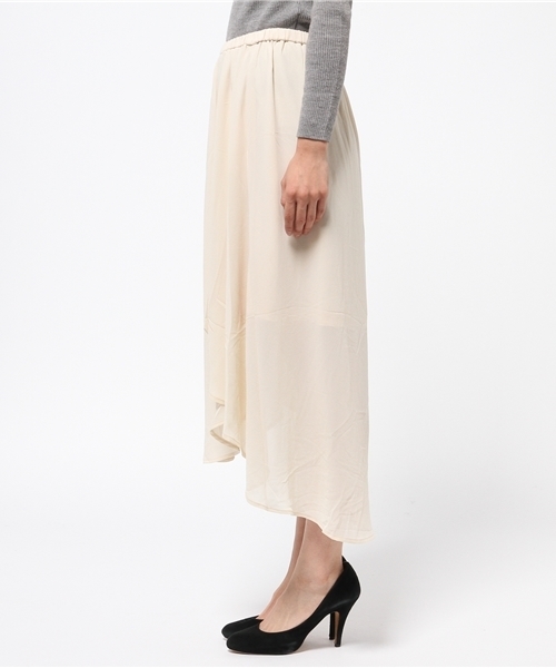 mystic（ミスティック）の「【mystic】シフォンスカート（スカート・レディース・オフホワイト/レッド/グリーン/ブラック・ﾌﾘ-）」の6枚目の写真