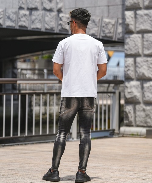 adamsJUGGLER(アダムスジャグラー)の「RTEGボックスR.Sティー(Tシャツ/カットソー・メンズ・ブラック×シルバー/ホワイト×レッド/ブラック×レッド/ホワイト×ブラック・M/XL/XXL/S/L)」の14枚目の写真