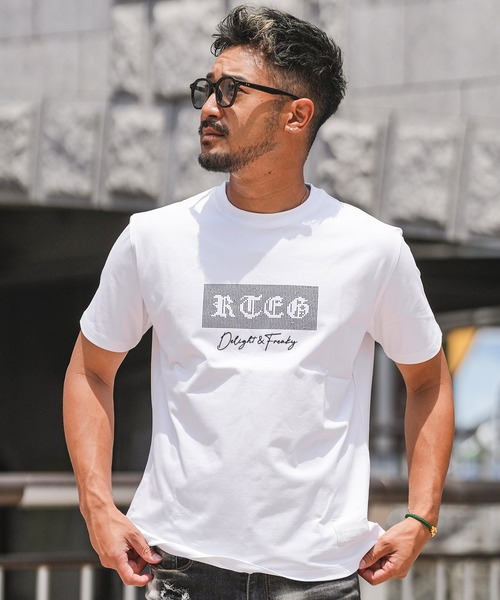 adamsJUGGLER(アダムスジャグラー)の「RTEGボックスR.Sティー(Tシャツ/カットソー・メンズ・ブラック×シルバー/ホワイト×レッド/ブラック×レッド/ホワイト×ブラック・M/XL/XXL/S/L)」の21枚目の写真
