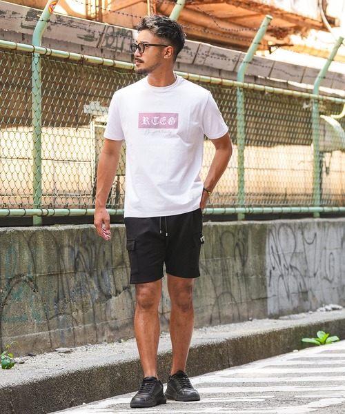 adamsJUGGLER(アダムスジャグラー)の「RTEGボックスR.Sティー(Tシャツ/カットソー・メンズ・ブラック×シルバー/ホワイト×レッド/ブラック×レッド/ホワイト×ブラック・M/XL/XXL/S/L)」の9枚目の写真
