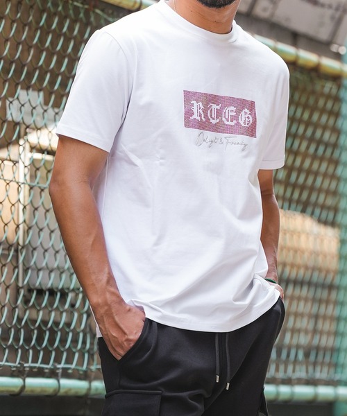 adamsJUGGLER(アダムスジャグラー)の「RTEGボックスR.Sティー(Tシャツ/カットソー・メンズ・ブラック×シルバー/ホワイト×レッド/ブラック×レッド/ホワイト×ブラック・M/XL/XXL/S/L)」の19枚目の写真