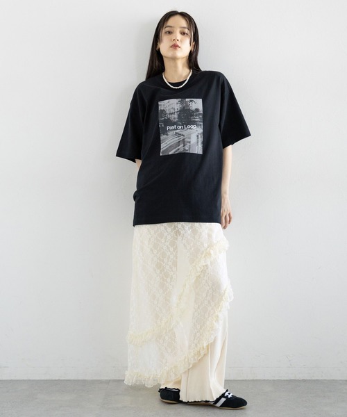 RAGEBLUE（レイジブルー）の「アシメレースキャミワンピース（ワンピース・レディース・ホワイト/ブラック・FREE）」の19枚目の写真