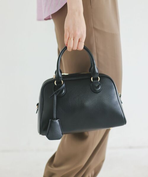 le.coeur blanc（ルクールブラン）の「フェイクレザーボストンBAG（ボストンバッグ・レディース・ベージュ/ブルー/ブラック・FREE）」の11枚目の写真