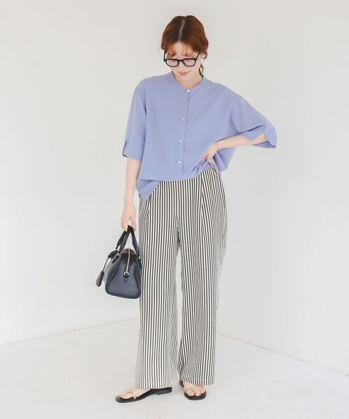 le.coeur blanc（ルクールブラン）の「フェイクレザーボストンBAG（ボストンバッグ・レディース・ベージュ/ブルー/ブラック・FREE）」の13枚目の写真