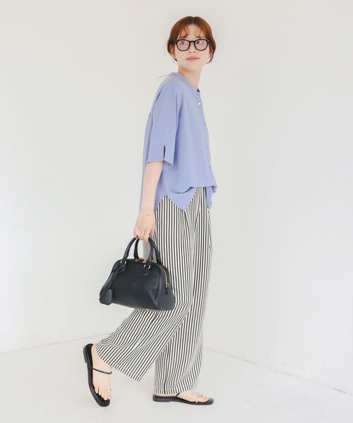 le.coeur blanc（ルクールブラン）の「フェイクレザーボストンBAG（ボストンバッグ・レディース・ベージュ/ブルー/ブラック・FREE）」の15枚目の写真