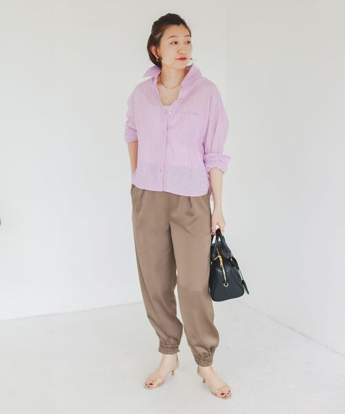 le.coeur blanc（ルクールブラン）の「フェイクレザーボストンBAG（ボストンバッグ・レディース・ベージュ/ブルー/ブラック・FREE）」の16枚目の写真