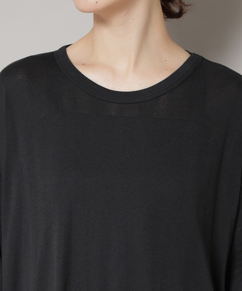 NANO universe(ナノユニバース)の「Robert P. Miller/Light Prib Crew L/S tee(Tシャツ/カットソー・レディース・ブラック/オフホワイト・FREE)」の21枚目の写真