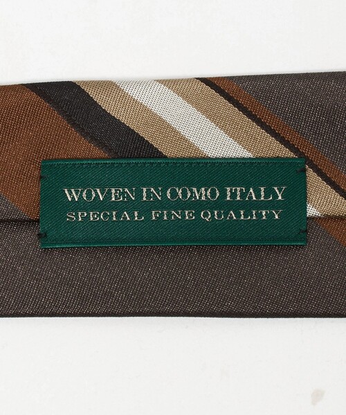 UNITED ARROWS（ユナイテッドアローズ）の「マルチ ストライプ ネクタイ（ネクタイ・メンズ・ブラウン系/コバルトブルー・FREE）」の9枚目の写真