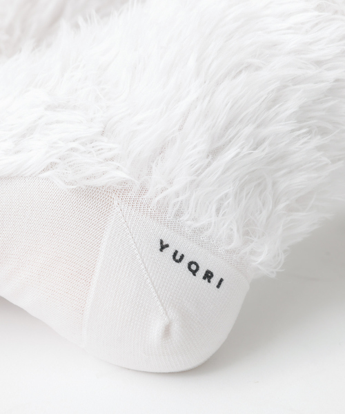 YUQRI（ユクリ）の「【YUQRI/ユクリ】Faux fur/靴下/ファー/もこもこ/ギフト【WEB限定】（ソックス/靴下・レディース・ブラック/ブラウン/ホワイト・フリー）」の6枚目の写真