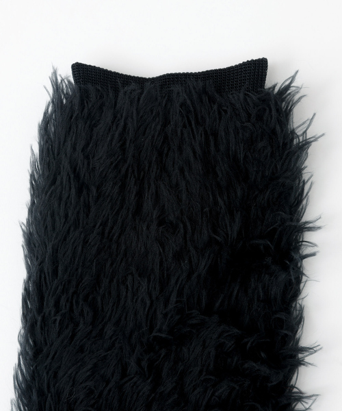 YUQRI（ユクリ）の「【YUQRI/ユクリ】Faux fur/靴下/ファー/もこもこ/ギフト【WEB限定】（ソックス/靴下・レディース・ブラック/ブラウン/ホワイト・フリー）」の17枚目の写真