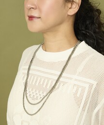 Freada | Freada/フリーダ ディスク型 メタル ビーズ ロング ネックレス 140cm(ネックレス)