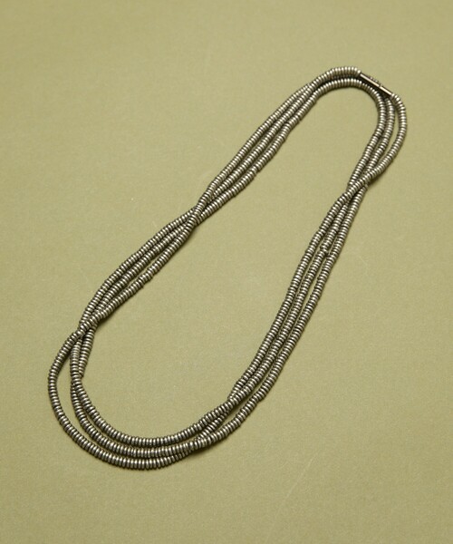 Freada（フリーダ）の「Freada/フリーダ ディスク型 メタル ビーズ ロング ネックレス 140cm（ネックレス・レディース・シルバー・ONE SIZE）」の8枚目の写真