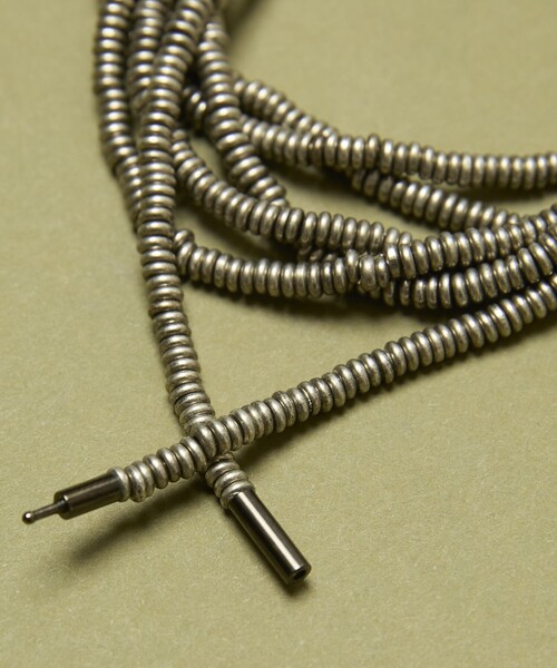 Freada（フリーダ）の「Freada/フリーダ ディスク型 メタル ビーズ ロング ネックレス 140cm（ネックレス・レディース・シルバー・ONE SIZE）」の11枚目の写真