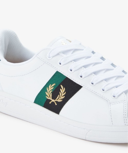 FRED PERRY(フレッドペリー)の「B721 Leather / Tape/テープレザースニーカー(スニーカー・メンズ・ホワイト・28cm/27cm/26cm)」の3枚目の写真