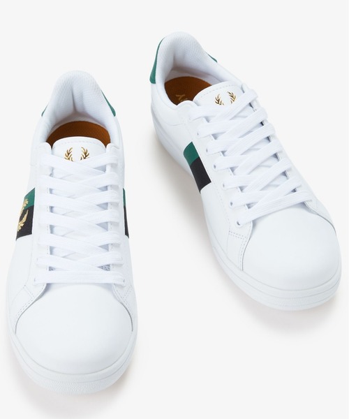 FRED PERRY(フレッドペリー)の「B721 Leather / Tape/テープレザースニーカー(スニーカー・メンズ・ホワイト・28cm/27cm/26cm)」の4枚目の写真