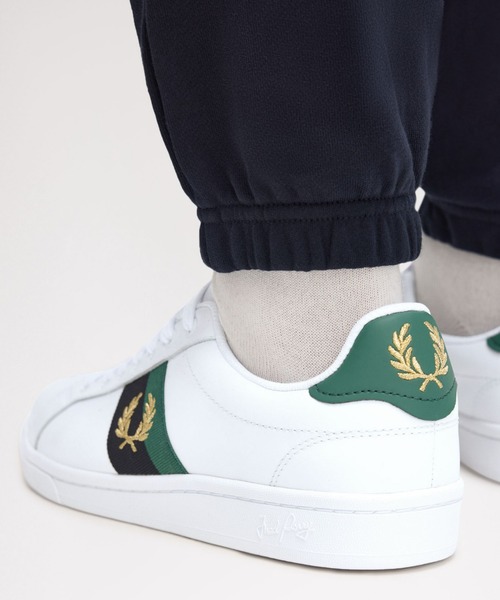 FRED PERRY(フレッドペリー)の「B721 Leather / Tape/テープレザースニーカー(スニーカー・メンズ・ホワイト・28cm/27cm/26cm)」の9枚目の写真