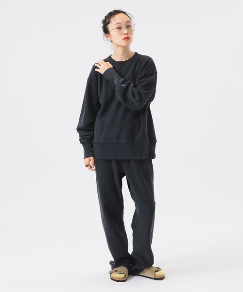 L/ビームス×チャンピオン/別注/カーゴスウェットパンツ/ブラック スウェットパンツは〈Champion × BEAMS〉の別注で決まり