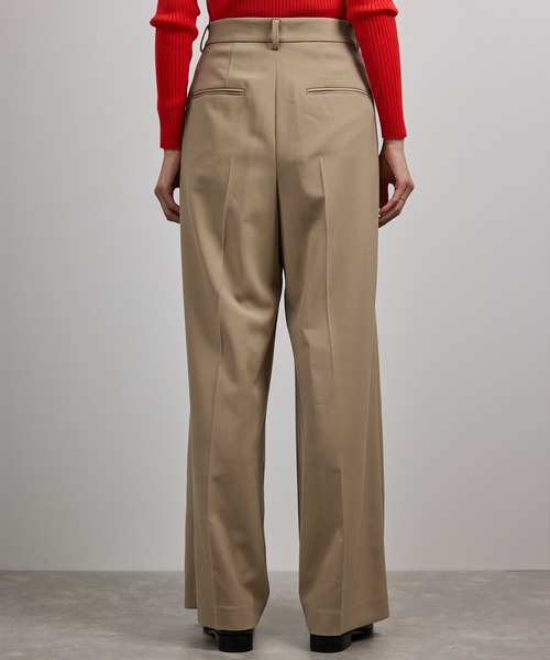 ROPE'（ロペ）の「ワンタックストレートワイドパンツ【REGGIANI（レッジアーニ）】（その他パンツ・レディース・ベージュ/ブラック・36/38/40）」の15枚目の写真