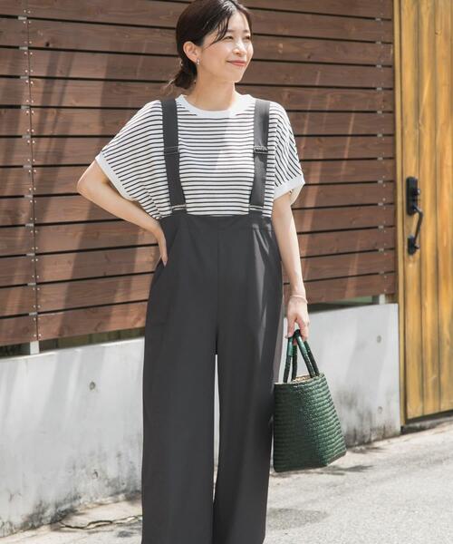 URBAN RESEARCH DOORS(アーバンリサーチドアーズ)の「『UR TECH』サマシェアサスペンダーパンツ(その他パンツ・レディース・ブラック/グレー・SMALL/MEDIUM)」の5枚目の写真