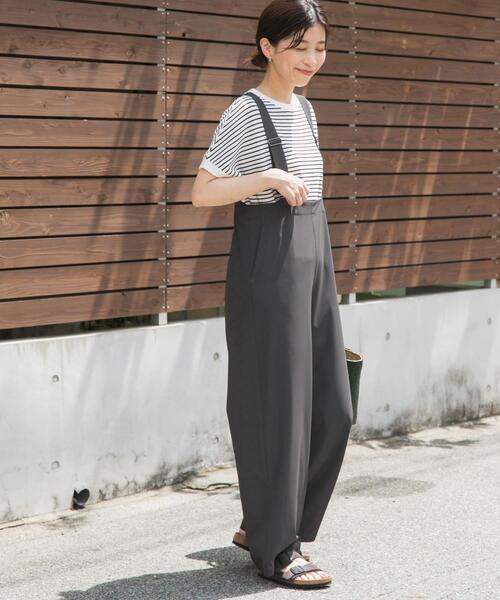URBAN RESEARCH DOORS(アーバンリサーチドアーズ)の「『UR TECH』サマシェアサスペンダーパンツ(その他パンツ・レディース・ブラック/グレー・SMALL/MEDIUM)」の7枚目の写真